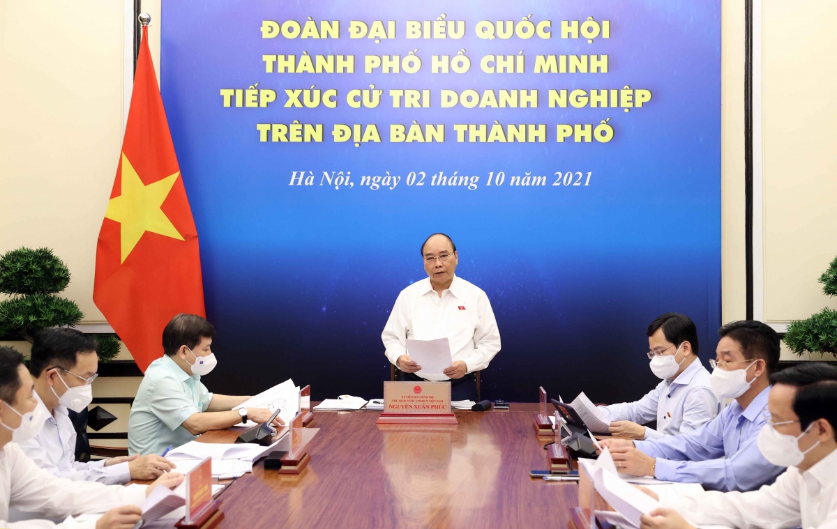 chu tich nuoc can tao thuan loi cho di chuyen hang hoa, con nguoi de khoi phuc san xuat hinh anh 2