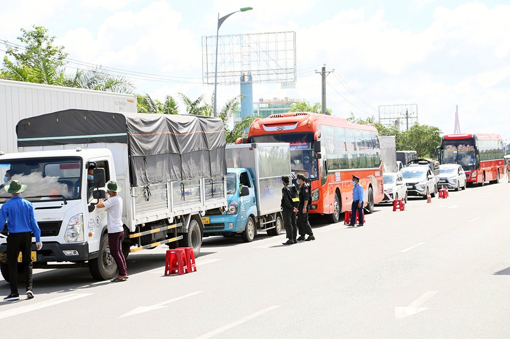 Tổng cục Đường bộ đề nghị An Giang xử lý ùn tắc tại chốt kiểm dịch trên QL91