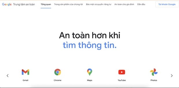 google safety centre for vietnamese launched picture 1