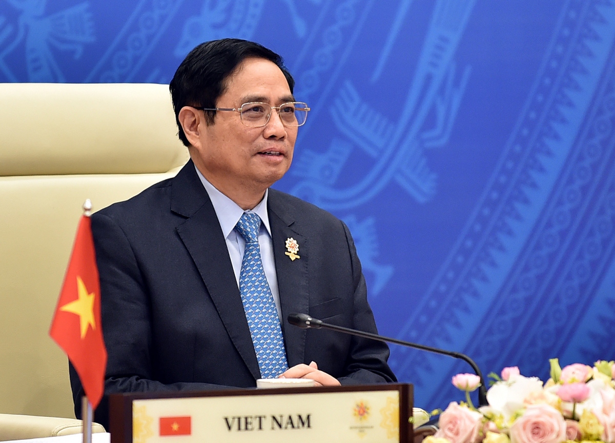 Thủ tướng Phạm Minh Chính tại Hội nghị. (Ảnh: VGP)