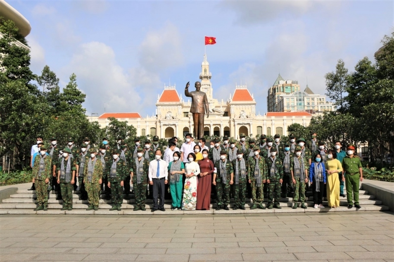 TP.HCM tri ân và chia tay lực lượng quân sự, quân y tham gia chống dịch COVID-19