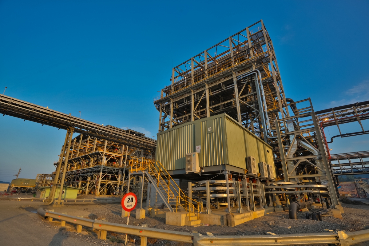 Dây chuyền chế biến tinh luyện khoáng sản hiện đại tại Masan High-Tech Materials.