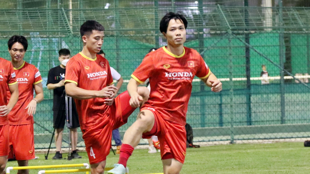 ĐT Việt Nam hội quân vào hôm nay 13/1 để chuẩn bị cho các trận đấu tiếp theo tại vòng loại thứ 3 World Cup 2022 khu vực châu Á (Ảnh: VFF).