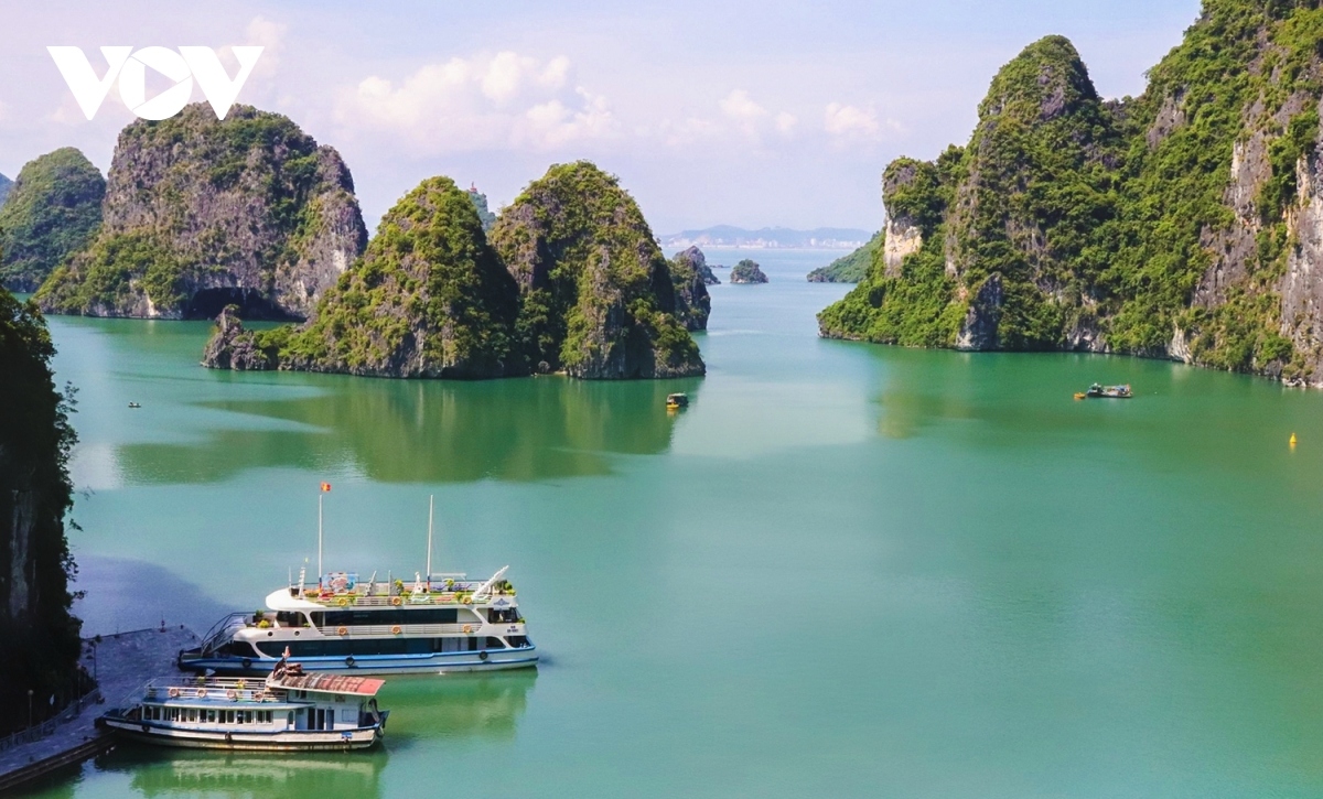 UNESCO World Heritage Site Ha Long Bay is one of most attractive destinations in Vietnam.