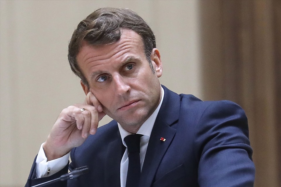 Tổng thống Pháp Macron. Ảnh: AFP