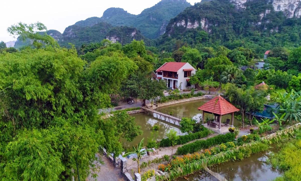 Vẻ đẹp thanh bình tại Ninh Bình. Nguồn: Maison Quê