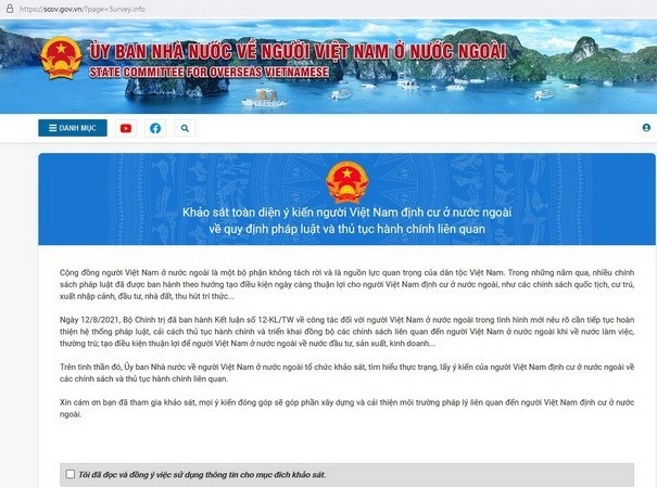 state committee for overseas vietnamese affairs launches portal picture 1