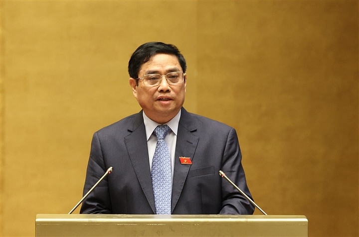PM Pham Minh Chinh addresses the year-end session of the National Assembly