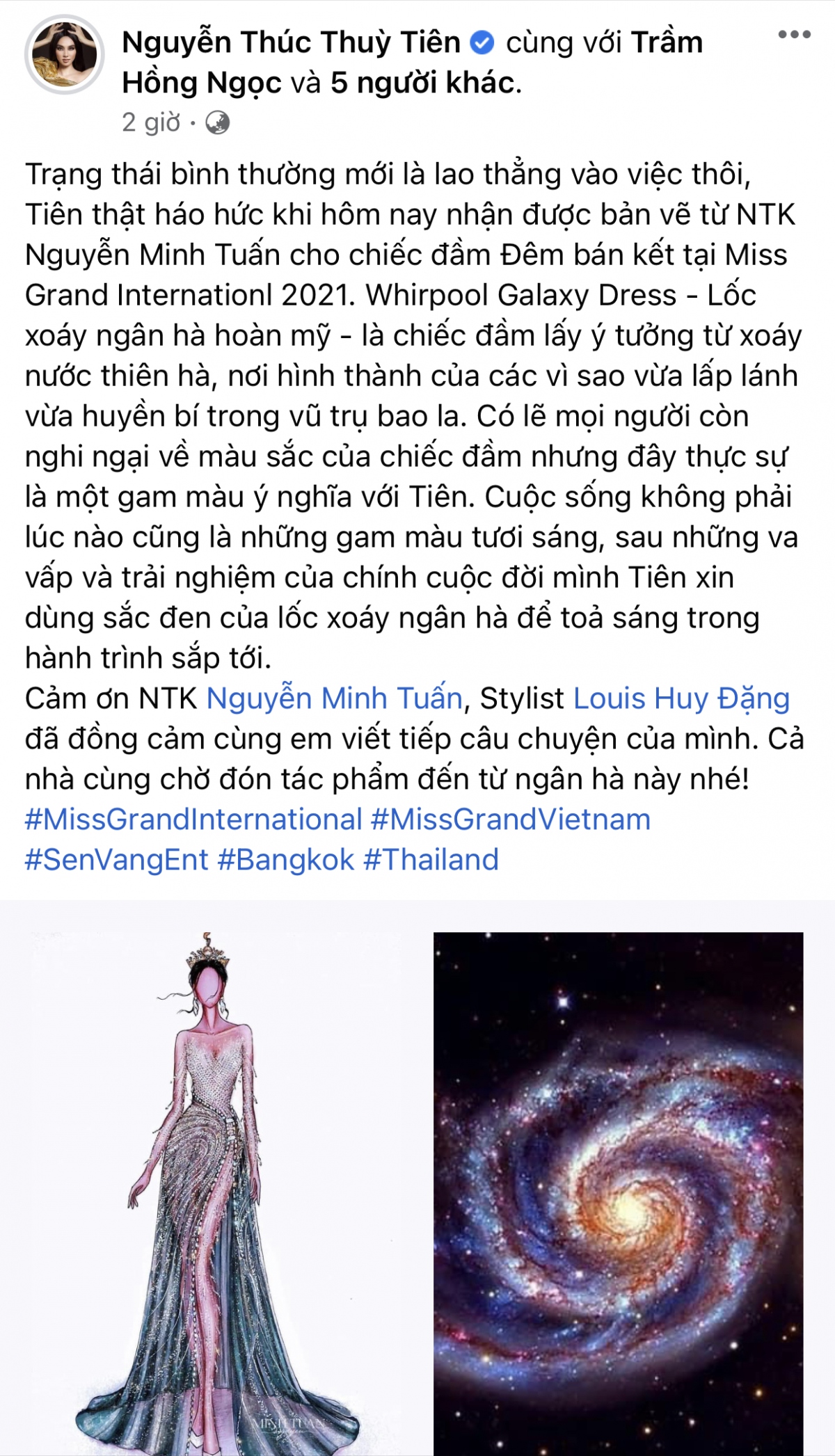 Hai chiếc váy dạ hội giúp Thùy Tiên đăng quang Miss Grand International  2021  SAOPLUS  TRANG TIN TỨC VỀ GIẢI TRÍ  NGÔI SAO
