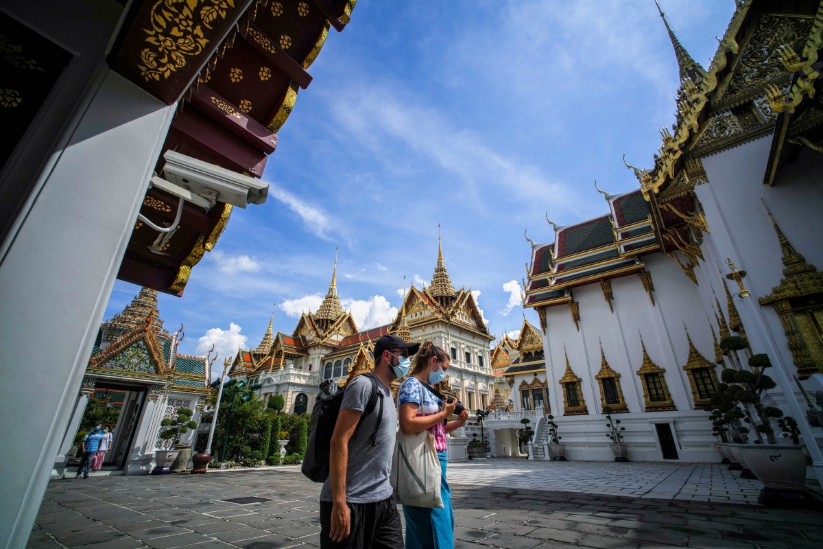 Du khách quốc tế thăm Bangkok, Thái Lan hôm 2/11. Nguồn: Reuters