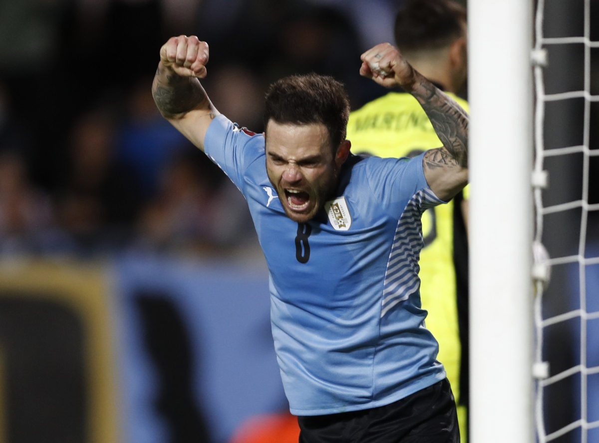 Uruguay gặp khó trong cuộc đua tới World Cup sau khi thua Argentina trên sân nhà. (Ảnh: Reuters)