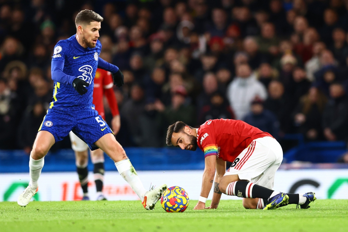 MU hoàn toàn lép vế trước Chelsea. (Ảnh: Reuters).