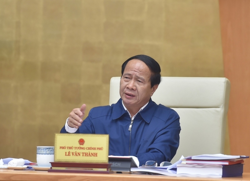 Phó Thủ tướng Lê Văn Thành phát biểu tại hội nghị