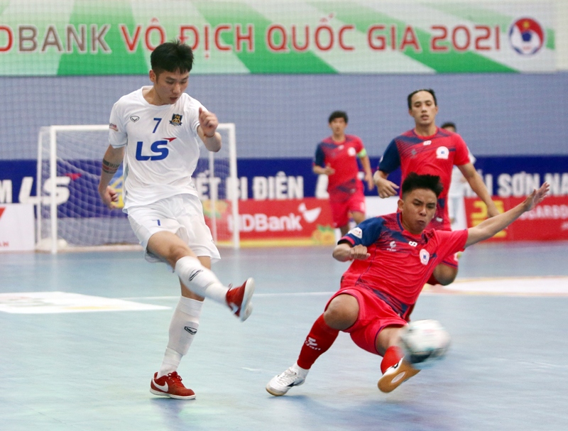 futsal hdbank vDqg 2021 thai son nam thang dam, zetbit sai gon ap sat ngoi dau hinh anh 2