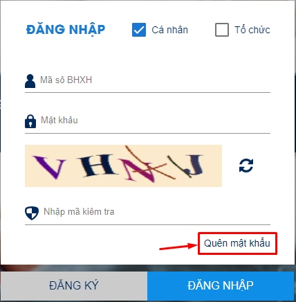 bhxh viet nam cap lai mat khau ung dung vssid mien phi qua email nguoi dung hinh anh 4