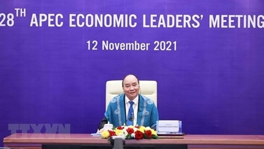 vietnamese president addresses 28th apec economic leaders meeting picture 1