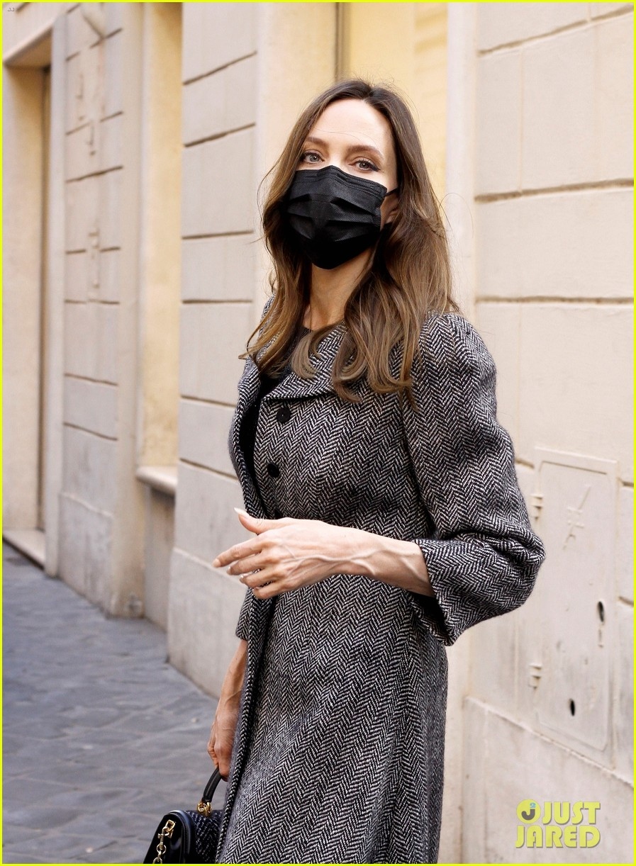 angelina jolie lộ bàn tay gân guốc, tái xuất gầy gò trên phố hình ảnh 5 angelina jolie lo ban tay gan guoc, tai xuat gay go tren pho hinh anh 5