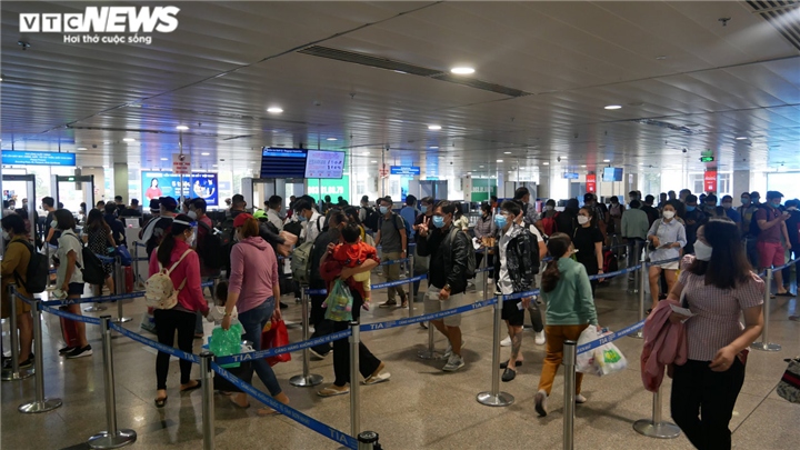 tan son nhat airport bustling from resumption of activities picture 11