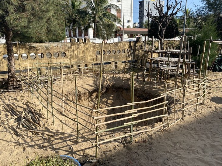 An organic compost pit created by the students of Phu Yen Ethnic Minority Boarding High School with the support of GreenHub (Photo: GreenHub)