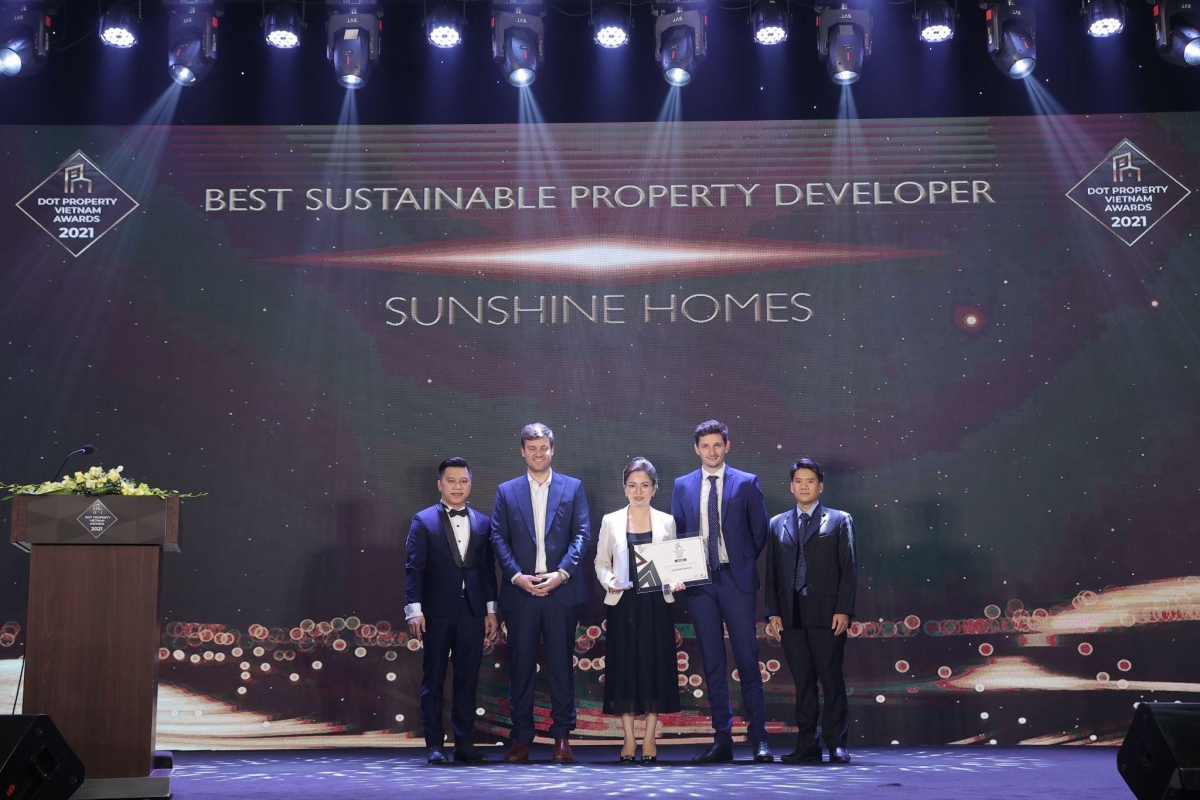 sunshine homes thang dam voi nhieu giai thuong quan trong tai dot property vietnam awards hinh anh 1