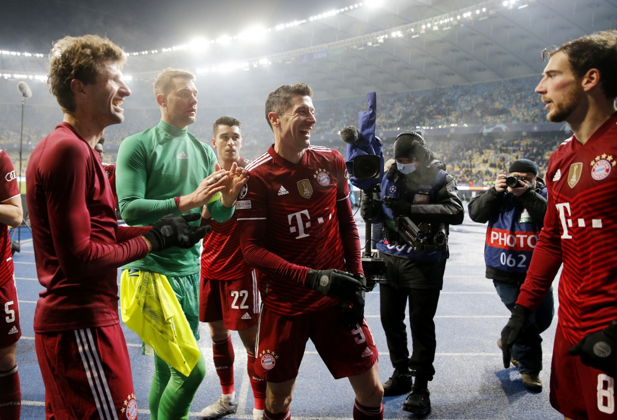 Bayern Munich giành chiến thắng chung cuộc 2-1 trước Dynamo Kyiv và tiếp tục dẫn đầu bảng E với 15 điểm tuyệt đối.