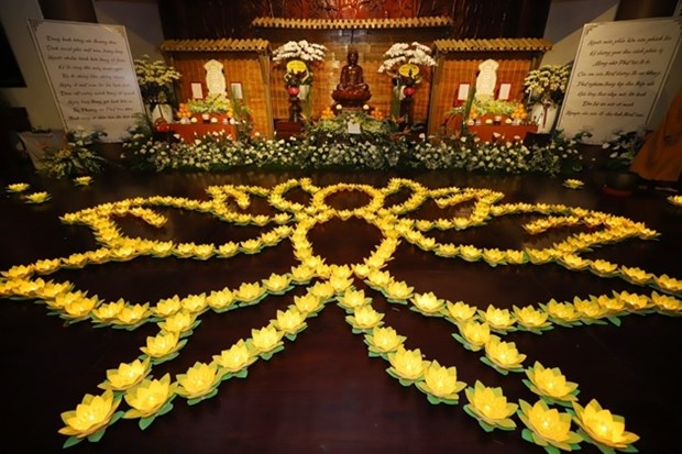 Buddhist temples nationwide will ring bell to commemorate COVID-19 dead victims on November 19 (Photo: thanhtra.com.vn)
