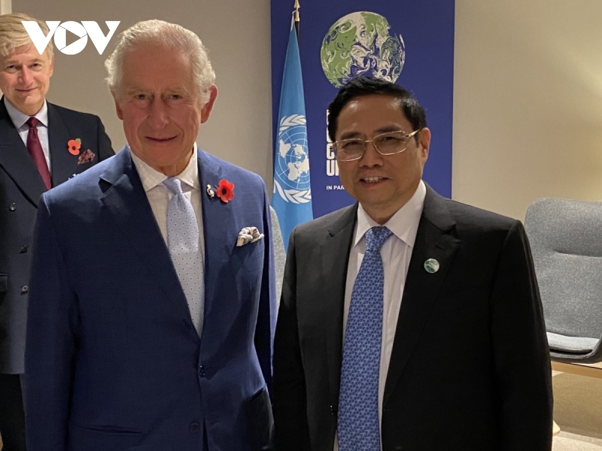 pm chinh meets crown prince charles, world leaders in uk picture 1