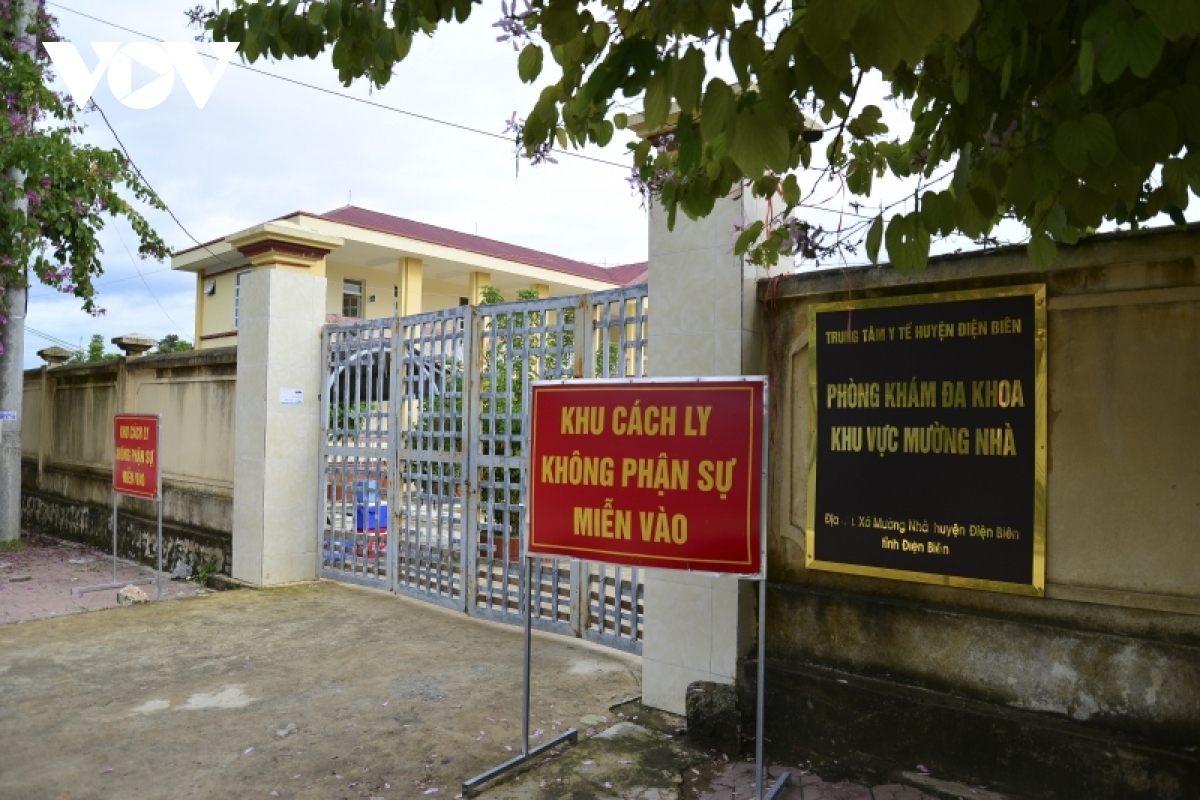 An isolation area in Muong Nha commune provides treatment specifically for F0 cases.