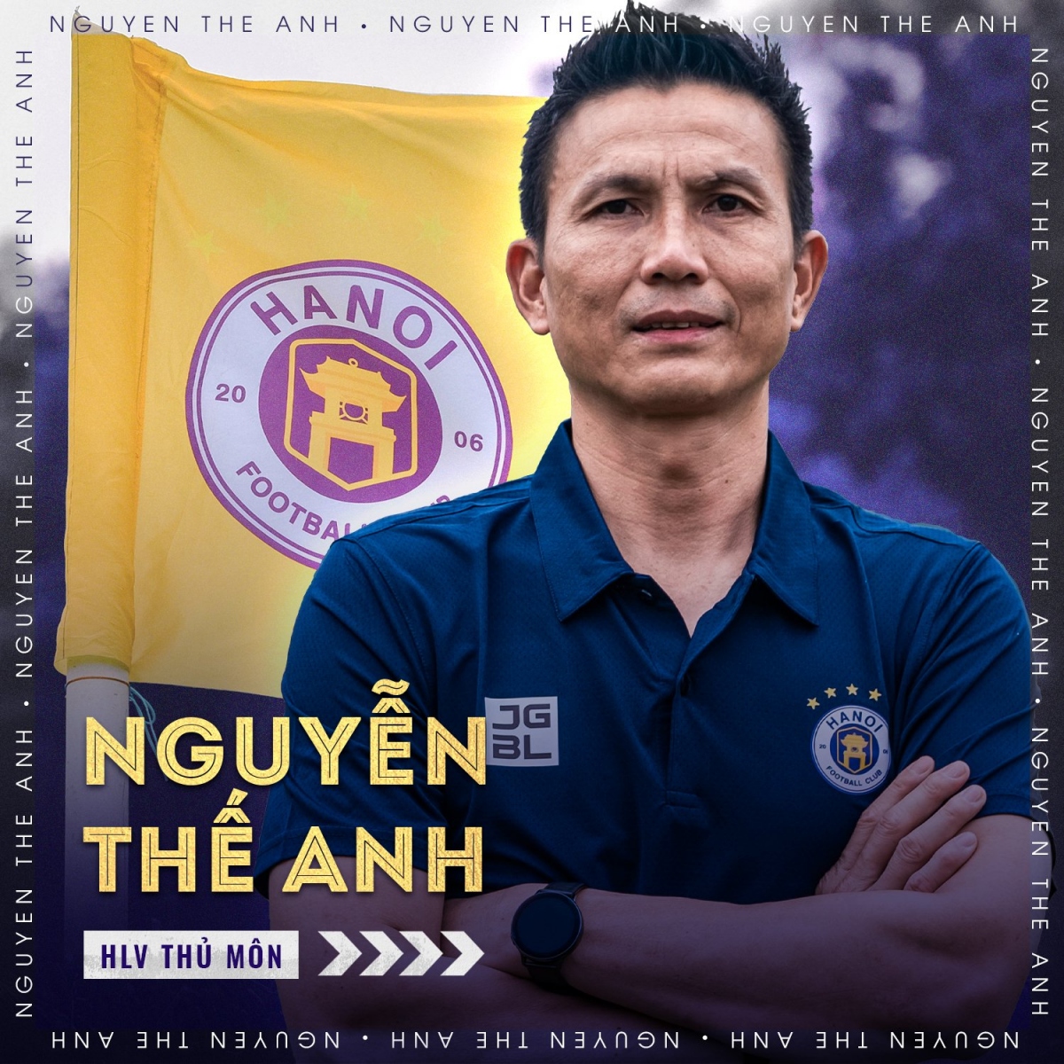 HLV thủ môn Thế Anh gia nhập Hà Nội FC.