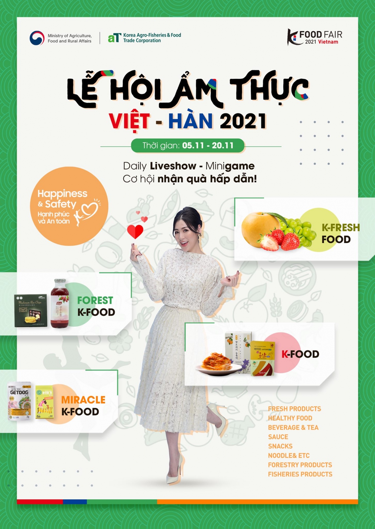 trai nghiem cac san pham nong nghiep cua han quoc tai hoi cho k-food hinh anh 1