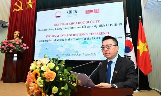 Editor-in-Chief of Nhan dan newspaper Le Quoc Minh (Photo: nhandan.vn)