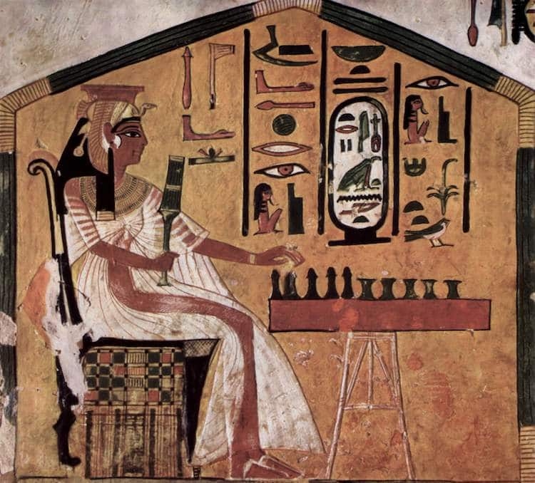 Hình ảnh trong lăng mộ của nữ hoàng Nefertari.