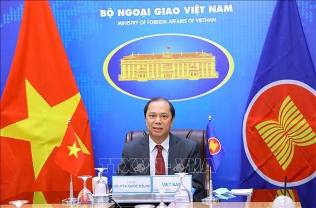 Deputy Foreign Minister and head of the ASEAN SOM Vietnam Nguyen Quoc Dung (Photo: VNA)