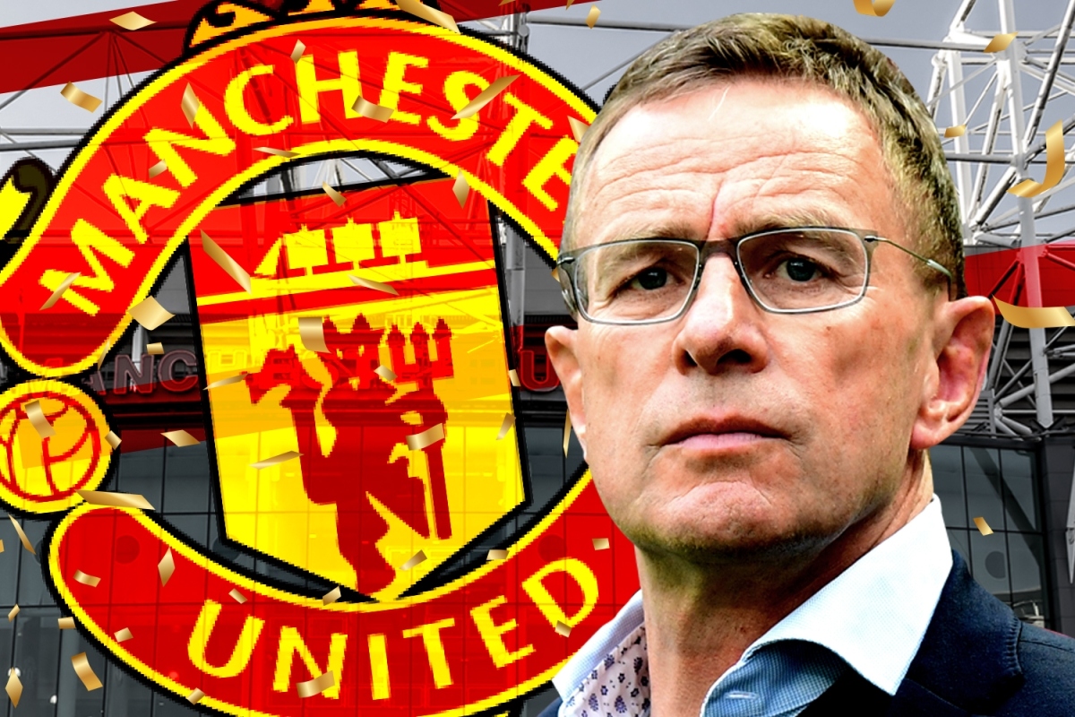 Ralf Rangnick chưa thể bắt tay vào công việc tại MU. (Ảnh: Daily Express)