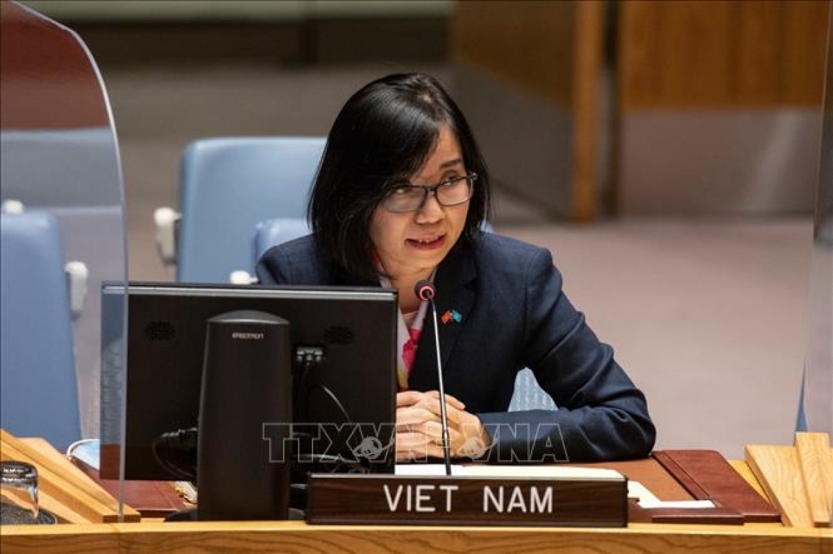Nguyen Phuong Tra, deputy permanent representative of Vietnam to the UN (Photo: VNA)