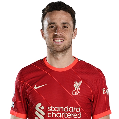 3. Diogo Jota (Liverpool) 8 bàn thắng.