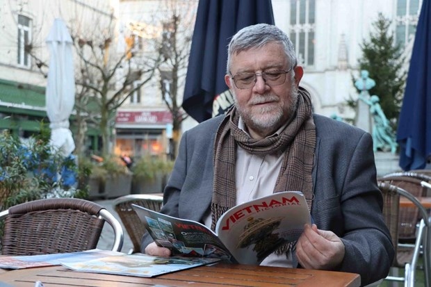 Pierre Gréga, President of the Belgium-Vietnam Friendship Association (Photo:VNA)