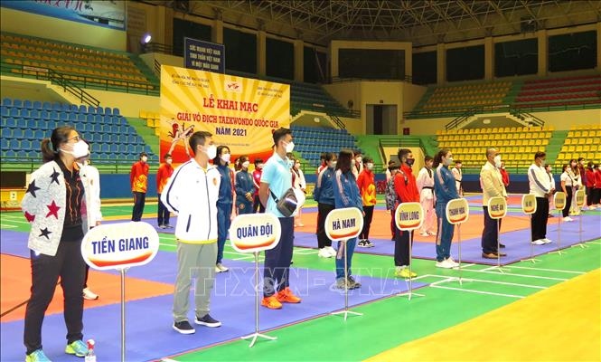 2021 national taekwondo championships begins in thua thien-hue picture 1