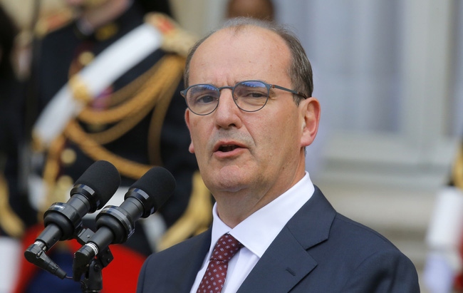 Thủ tướng Pháp Jean Castex. (Ảnh: AP)