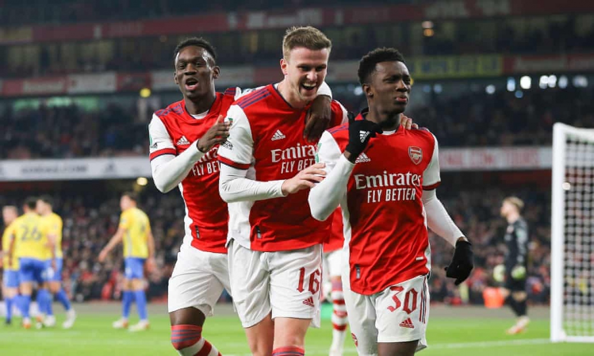 Arsenal đè bẹp Sunderland trên sân nhà Emirates. (Ảnh: Getty)