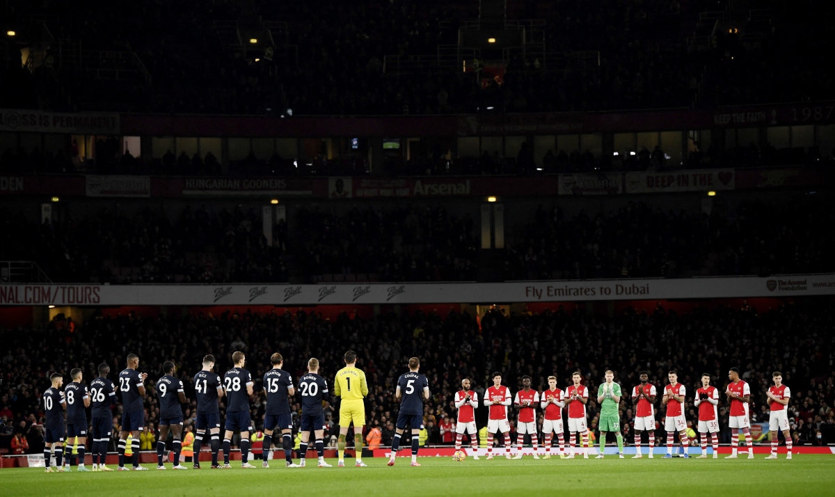 Trận derby London trên sân Emirates giữa Arsenal và West Ham mang ý nghĩa tranh chấp vị trí top 4 Ngoại hạng Anh.