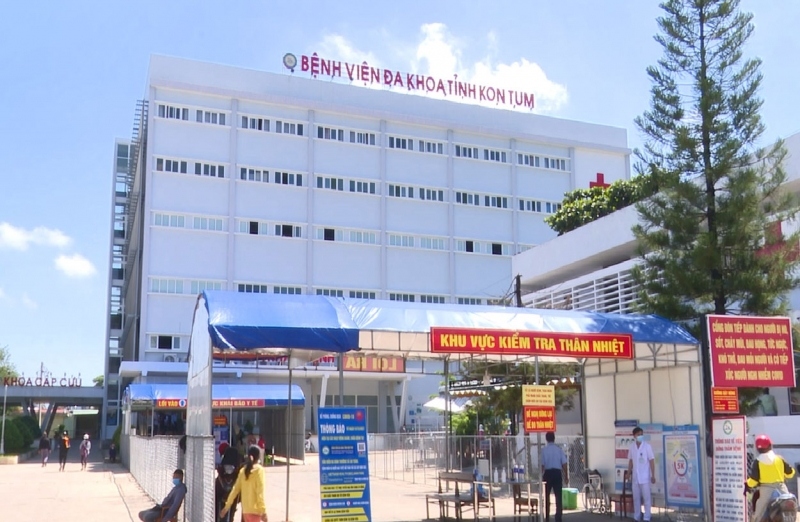 Bệnh viện Đa khoa tỉnh Kon Tum - nơi đang điều trị cho 3 bệnh nhân nghi ngờ bị ngộ độc Botunilum sau bữa ăn có thịt chuột 