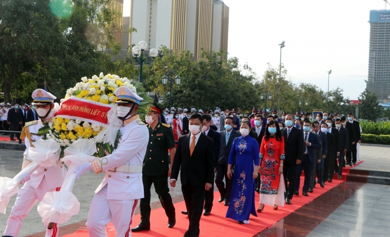 Kỷ niệm 77 năm Ngày thành lập Quân đội nhân dân Việt Nam tại Campuchia