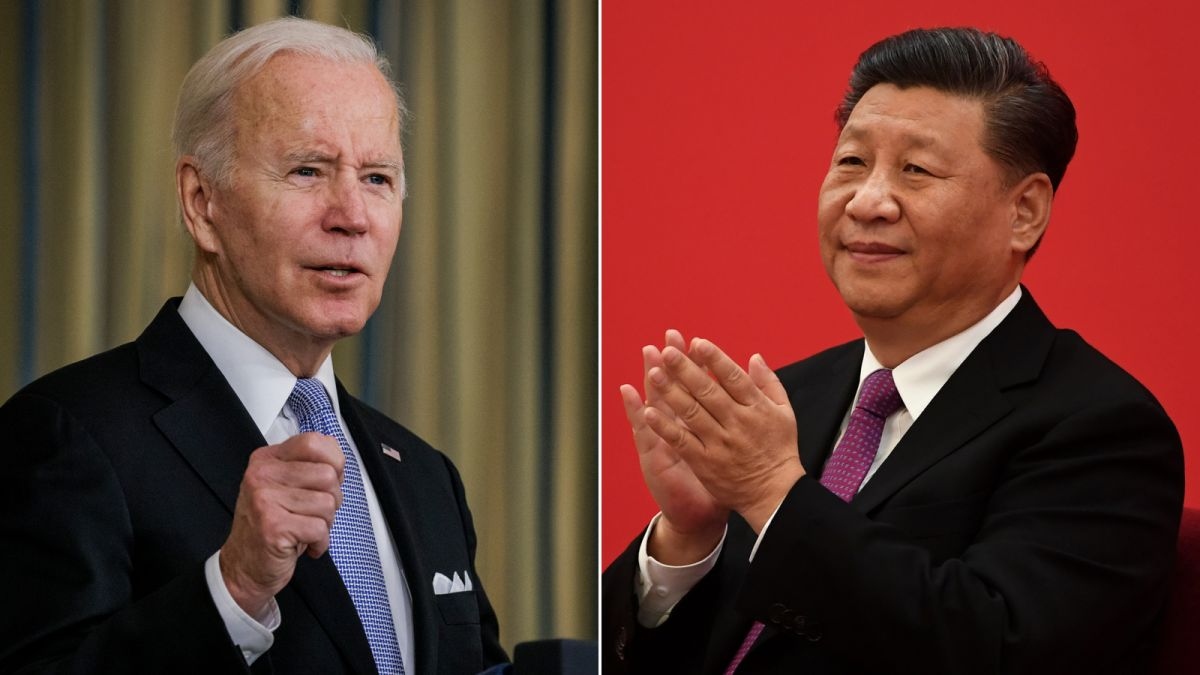 Tổng thống Mỹ Joe Biden và Chủ tịch Trung Quốc Tập Cận Bình. Ảnh: CNN