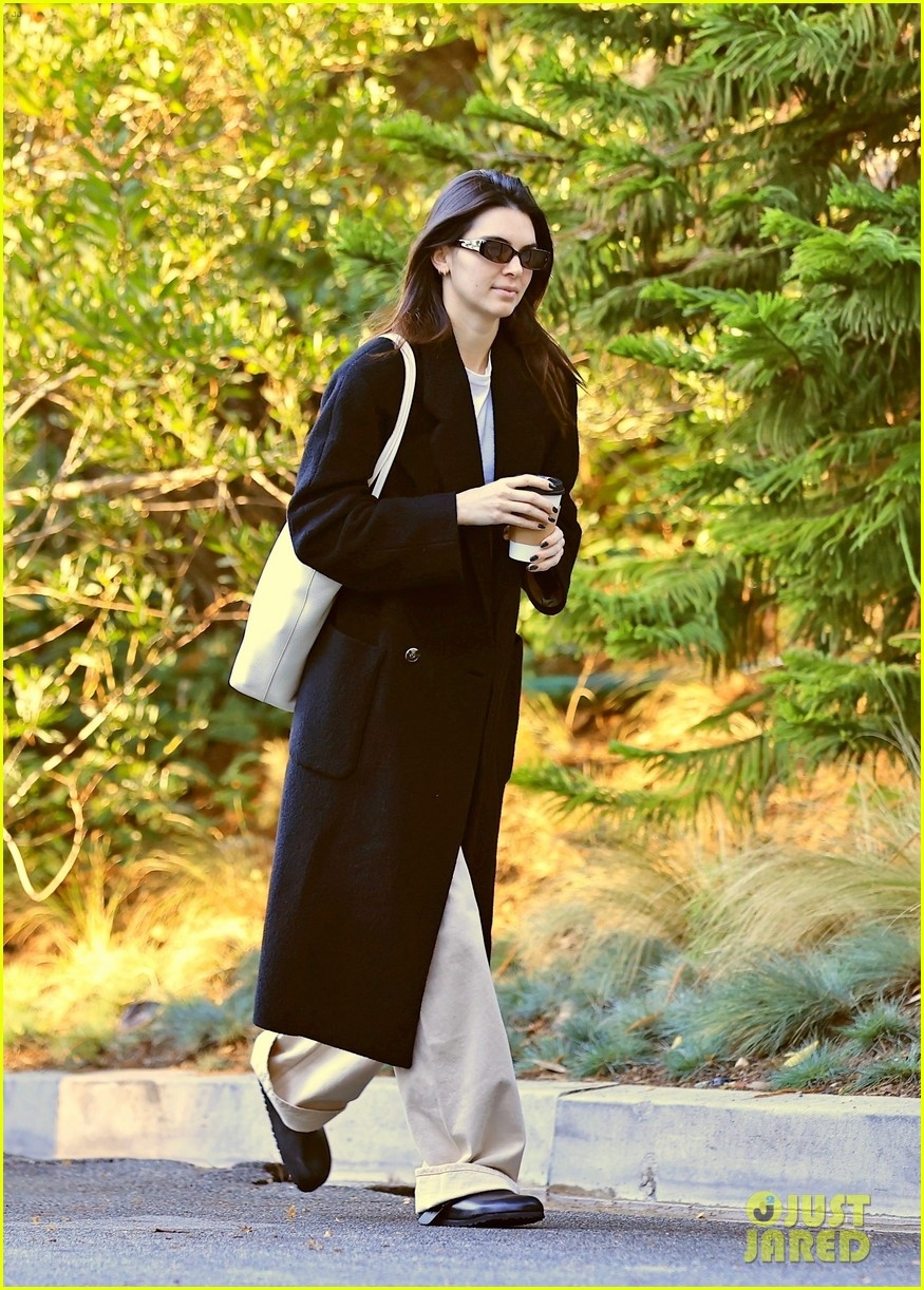 kendall jenner de mat moc xinh dep den du cuoc hop kinh doanh hinh anh 1