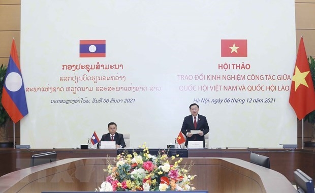 vietnam, laos share experience in parliamentary activities picture 1 vietnam, laos share experience in parliamentary activities picture 1