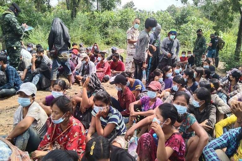 Thái Lan cung cấp nơi ở cho hơn 2500 người tị nạn Myanmar. Ảnh minh họa: AFP