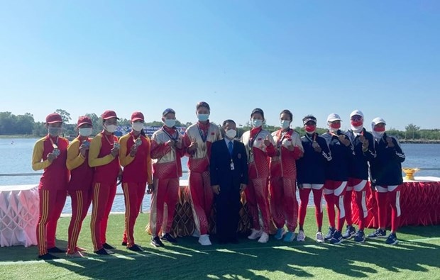 vietnam earns seven medals at asian rowing championship 2021 picture 1