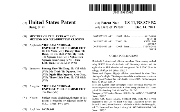 vietnam s biotechnology invention receives patent in us picture 1