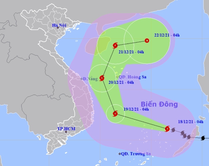 super typhoon rai moves fast, heavy rain expected in central vietnam picture 1